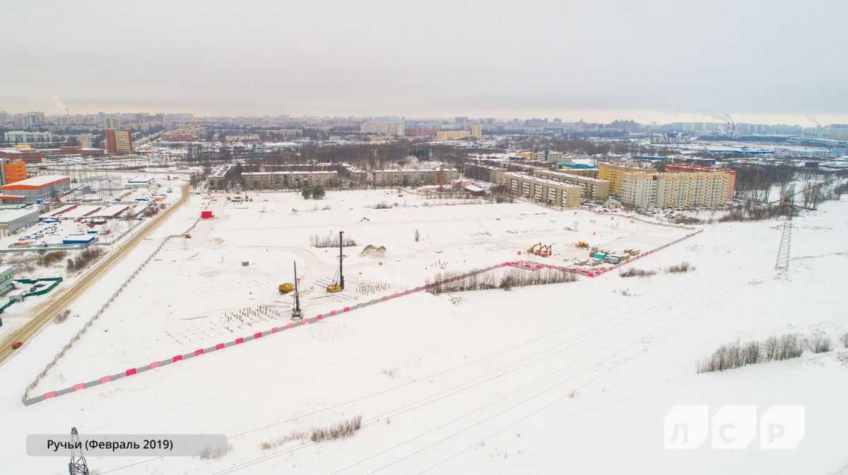 Ход строительства ЖК Ручьи: I квартал 2019