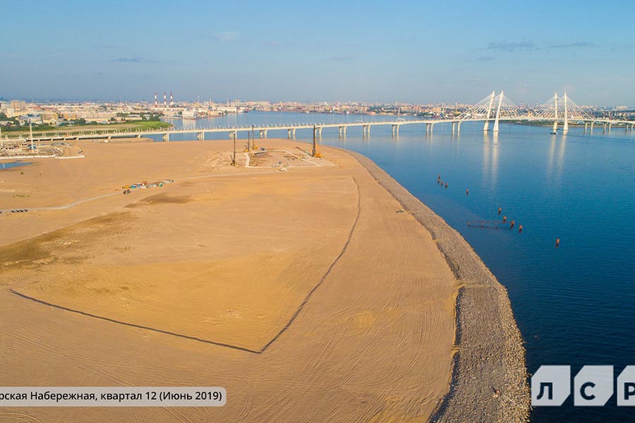Ход строительства ЖК Морская набережная: Июнь 2019