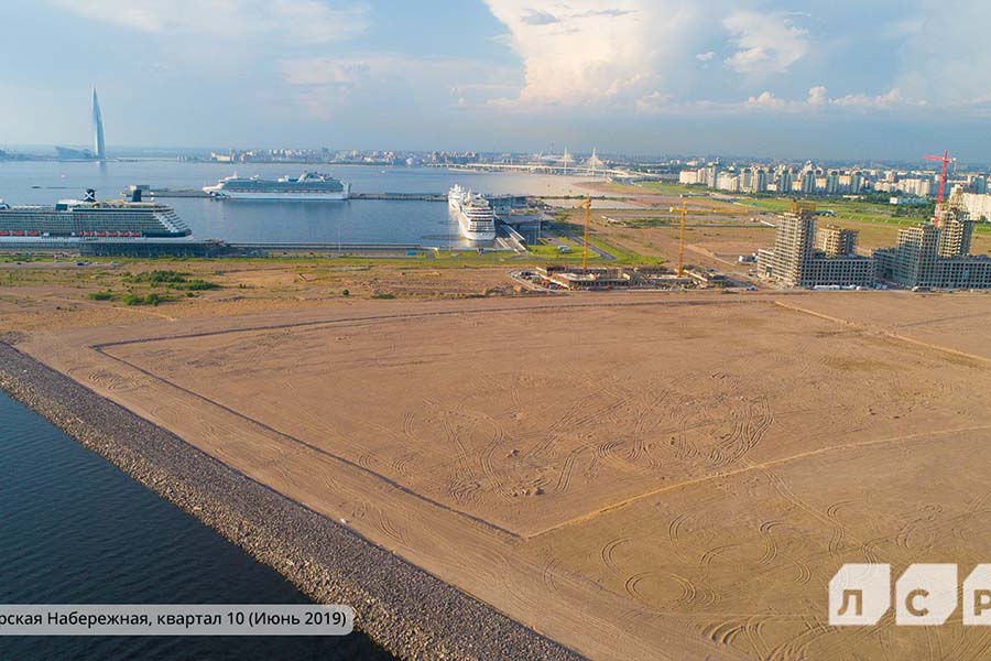 Ход строительства ЖК Морская набережная: Июнь 2019