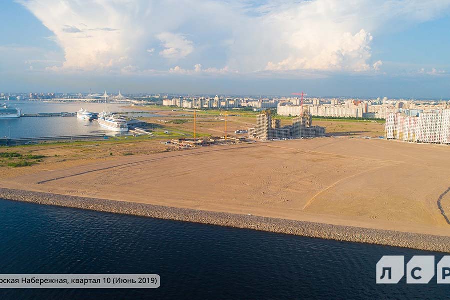 Ход строительства ЖК Морская набережная: Июнь 2019