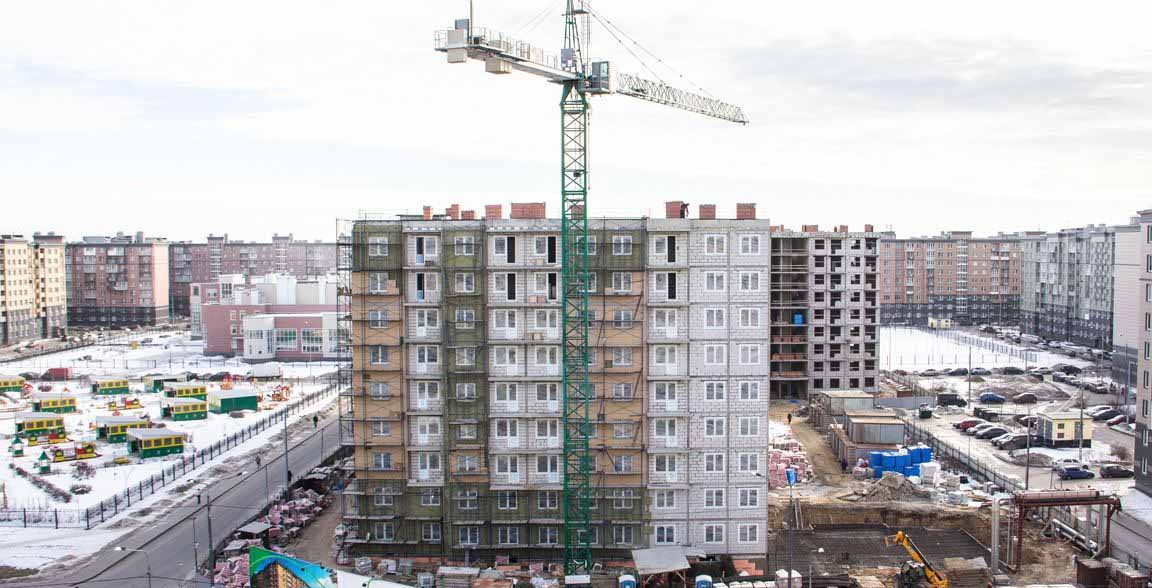 Ход строительства ЖК Славянка: I квартал 2019