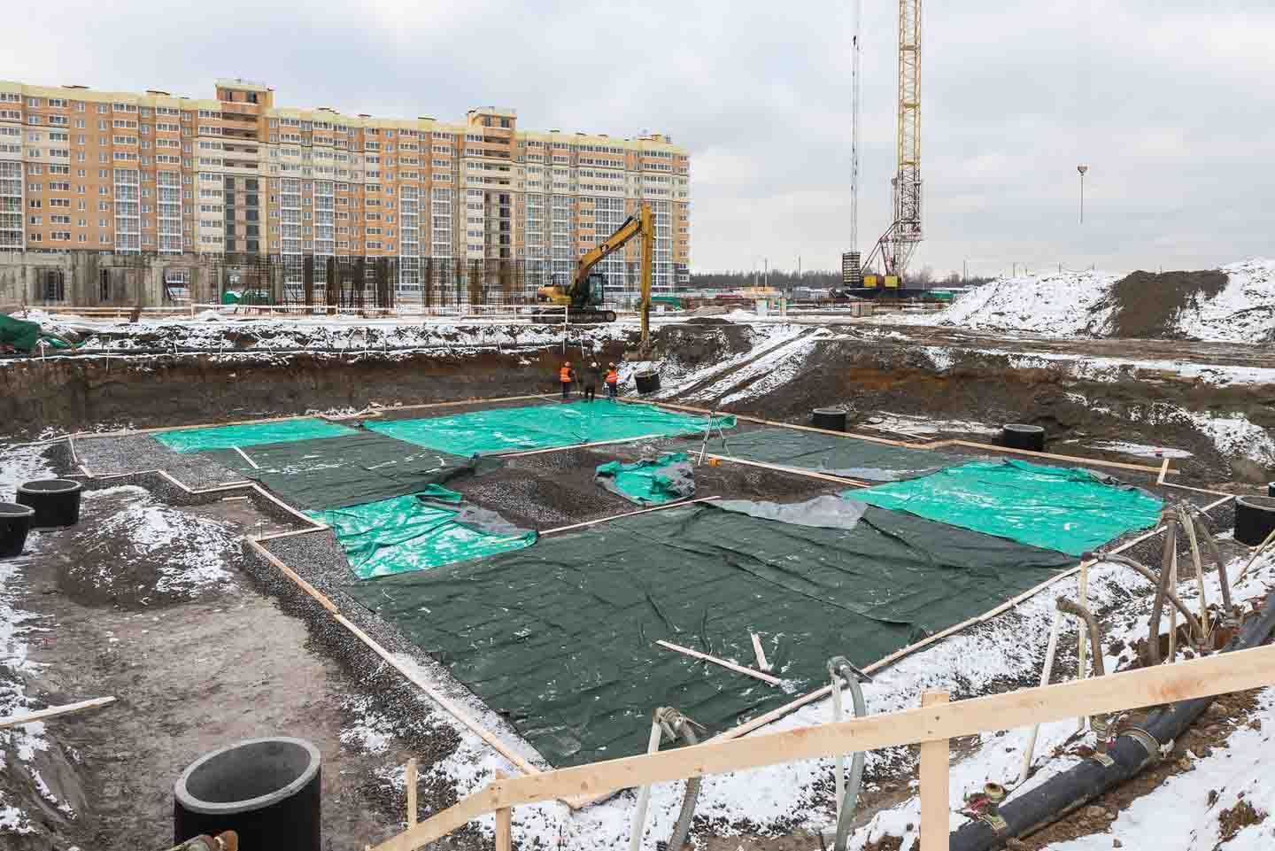 Ход строительства ЖК Янила Драйв: I квартал 2019
