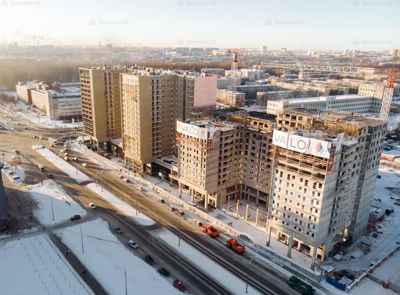 Ход строительства ЖК Вало (Valo): I квартал 2019