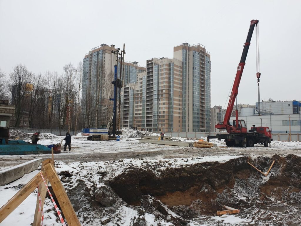 Ход строительства ЖК Жилой дом на Лабораторном, 23А: Март 2019