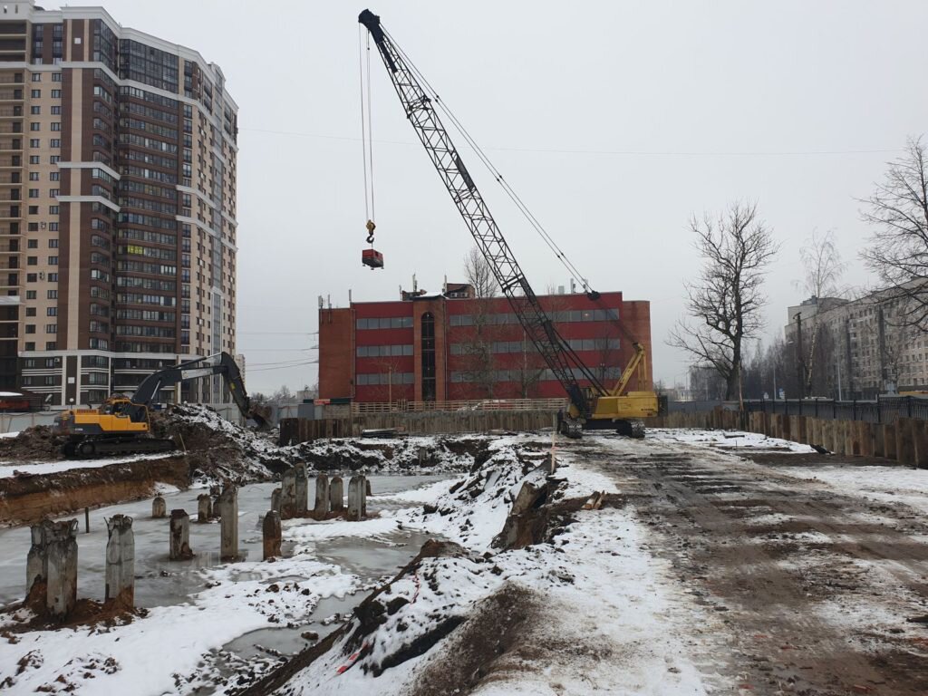 Ход строительства ЖК Жилой дом на Лабораторном, 23А: Март 2019
