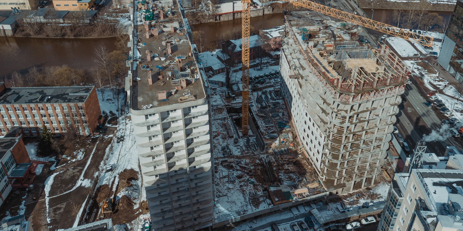Ход строительства ЖК Золотая долина: Март 2019