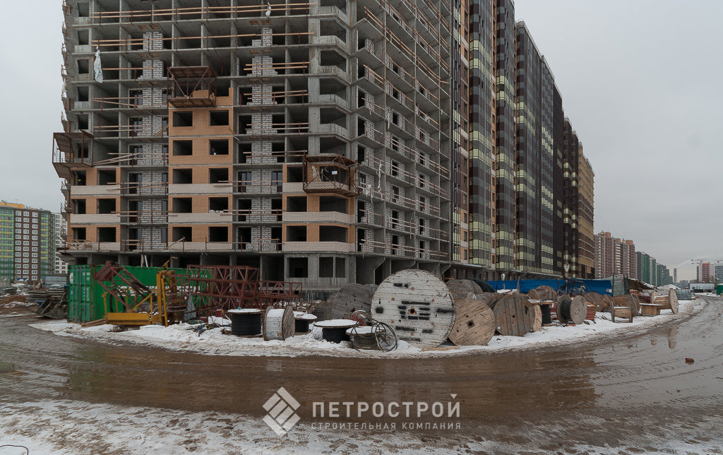 Ход строительства ЖК Материк: Март 2019