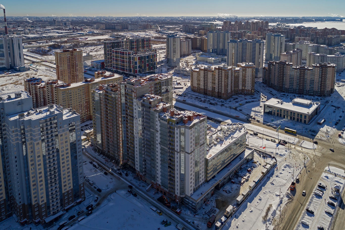 Ход строительства ЖК Морская Звезда: Март 2019
