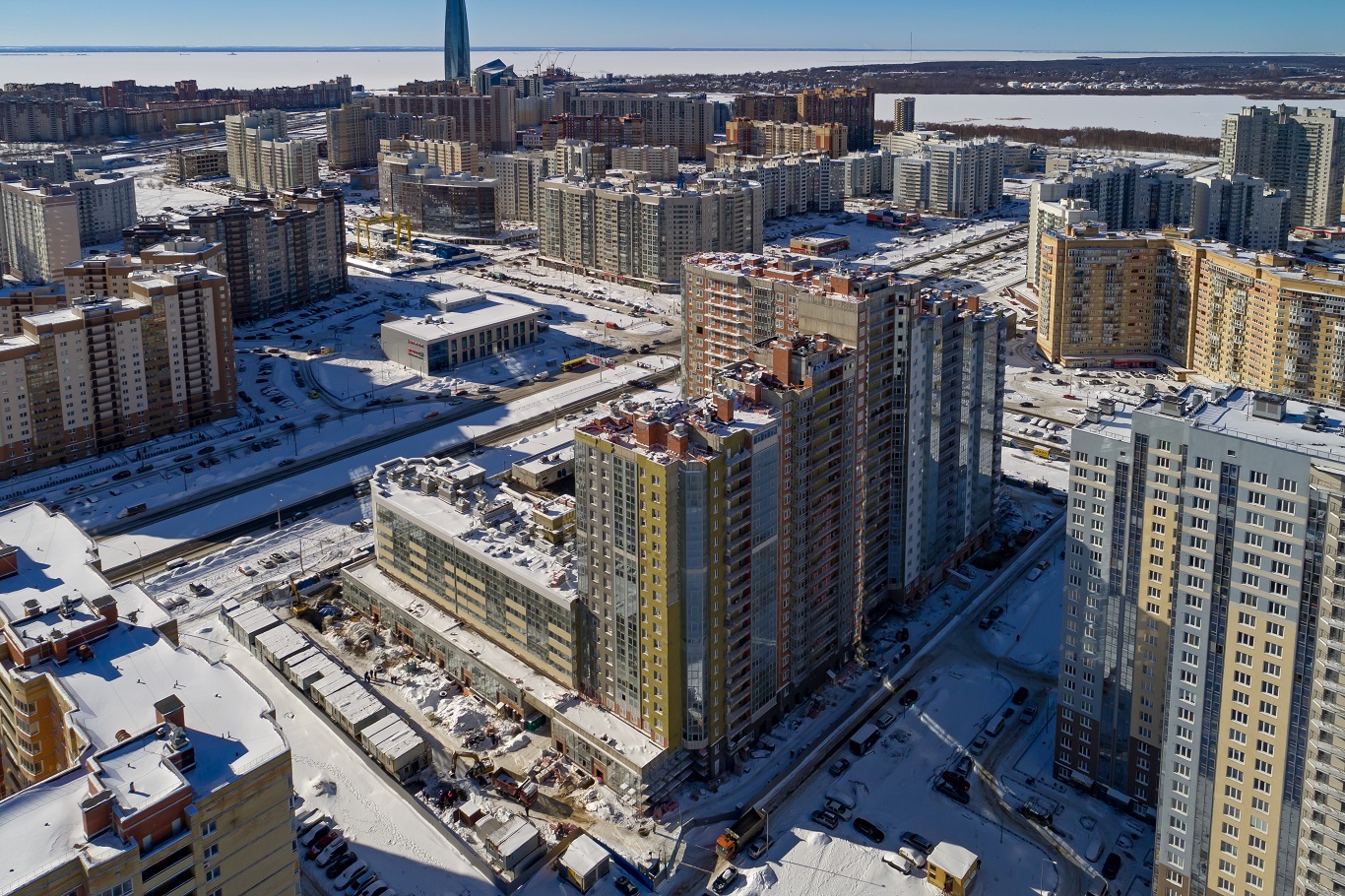 Ход строительства ЖК Морская Звезда: Март 2019