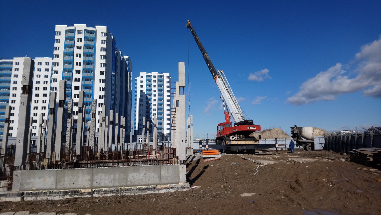 Ход строительства ЖК Жилой дом Нева'da (Невское наследие): Март 2019