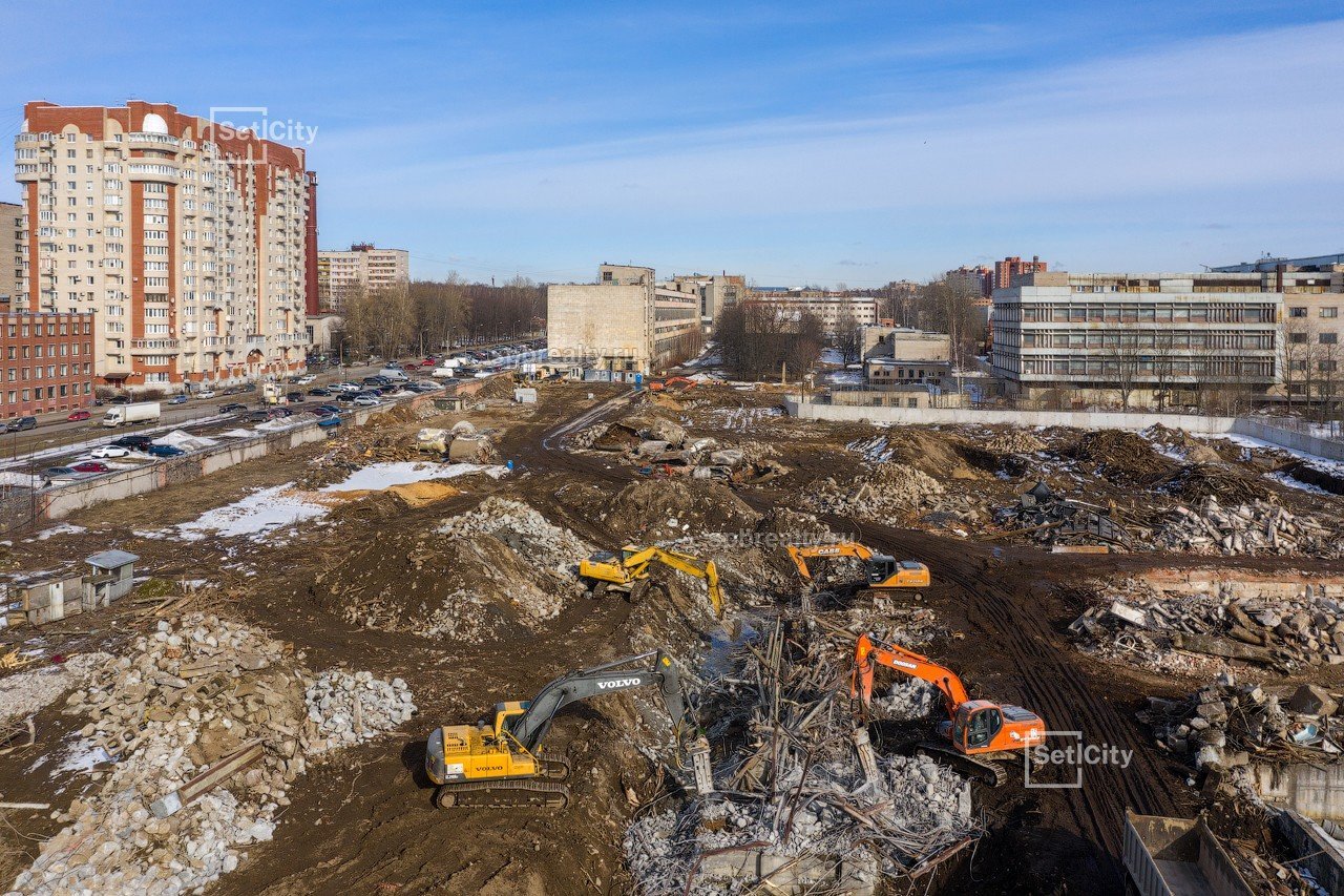 Ход строительства ЖК Svetlana park (Светлана парк): Март 2019