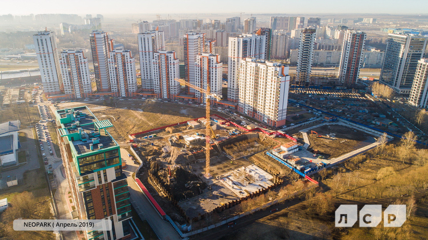 Ход строительства ЖК Апарт-комплекс Neopark (Неопарк): Апрель 2019