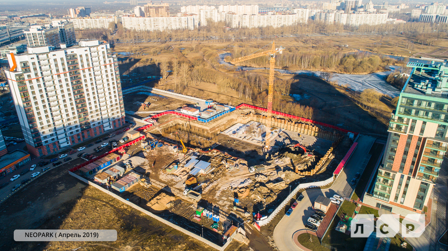 Ход строительства ЖК Апарт-комплекс Neopark (Неопарк): Апрель 2019