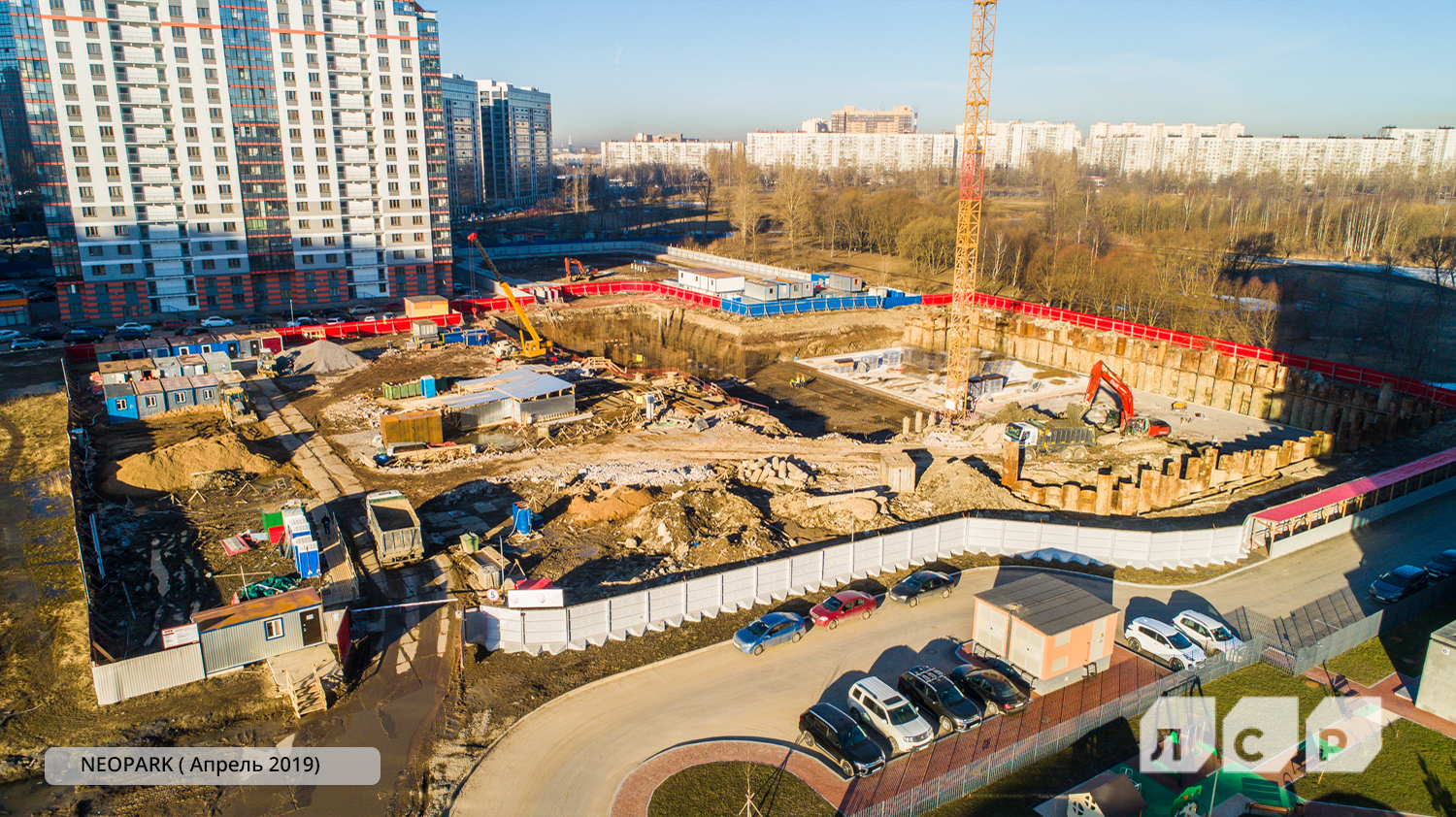 Ход строительства ЖК Апарт-комплекс Neopark (Неопарк): Апрель 2019