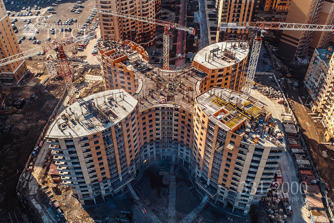 Ход строительства ЖК Архитектор: Апрель 2019
