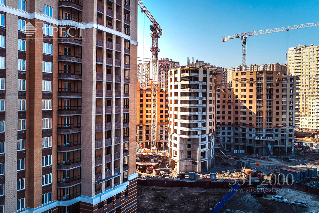 Ход строительства ЖК Архитектор: Апрель 2019