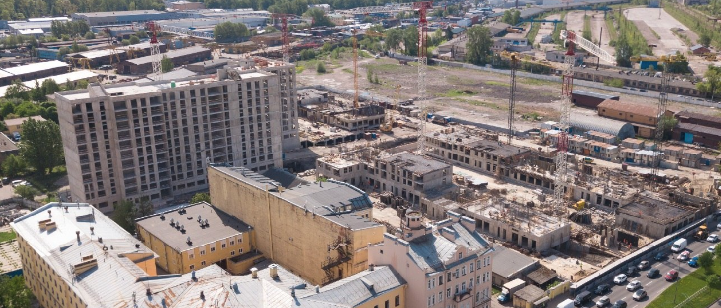 Ход строительства ЖК Лиговский сити - Второй квартал (Ligovsky City): Май 2019