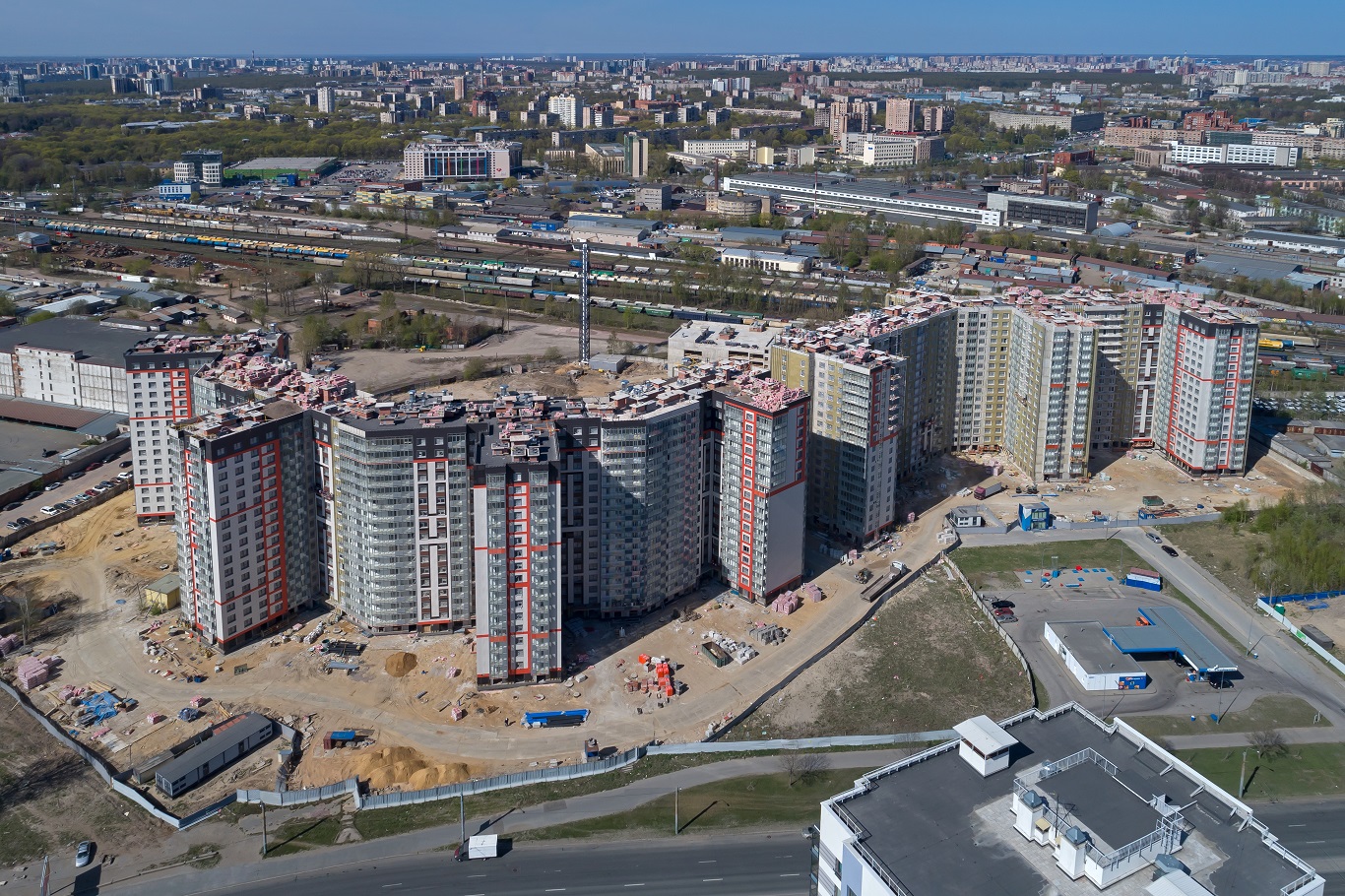 Ход строительства ЖК Дом на Блюхера: Май 2019
