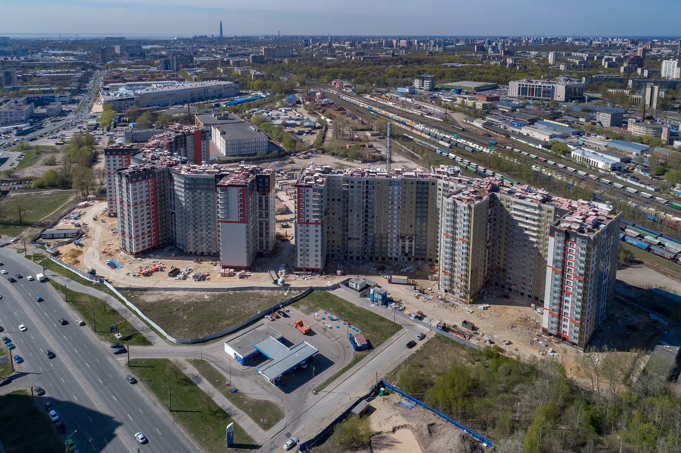 Ход строительства ЖК Дом на Блюхера: Май 2019