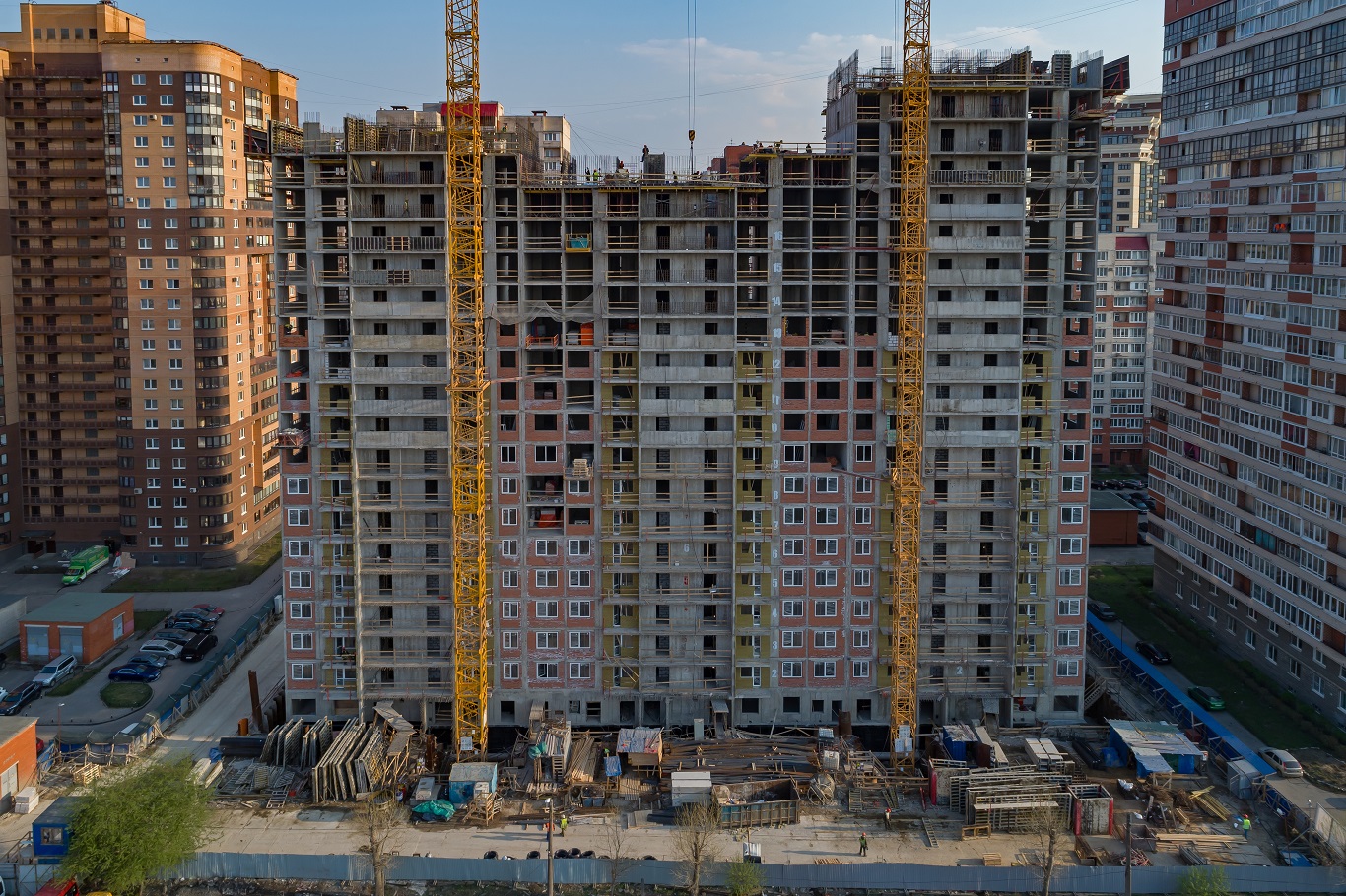 Ход строительства ЖК Дом на Космонавтов: Май 2019