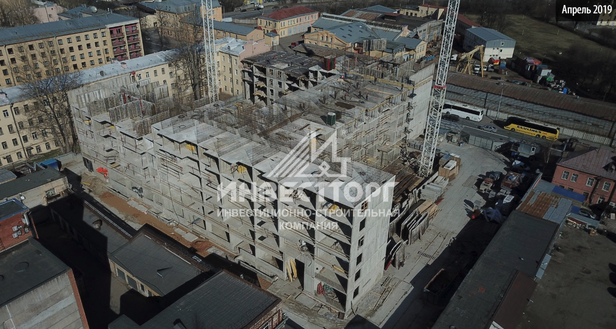 Ход строительства ЖК Дом у Каретного: Апрель 2019
