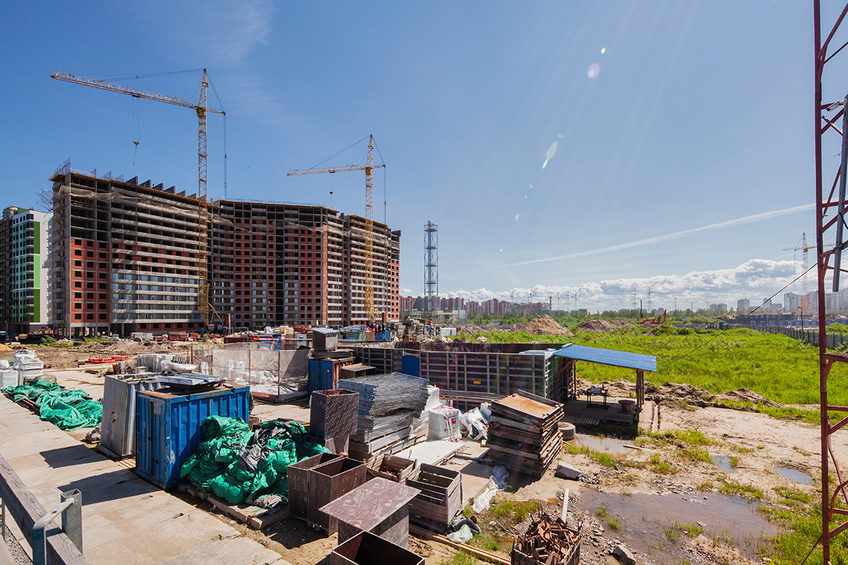 Ход строительства ЖК Цвета радуги: Июнь 2019