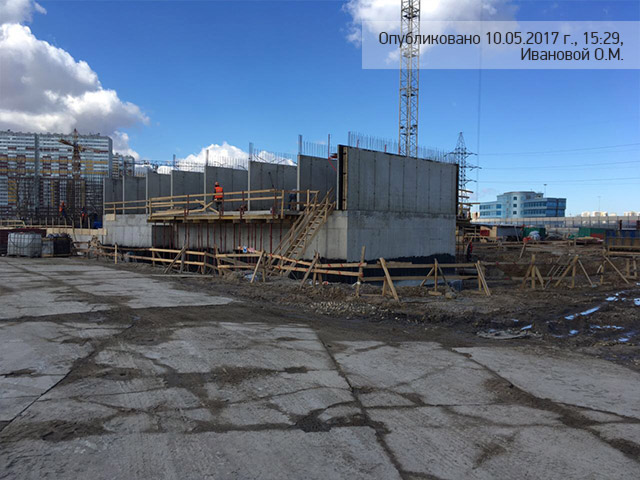 Ход строительства ЖК Ап-квартал Московский (Up-квартал Московский): Май 2017