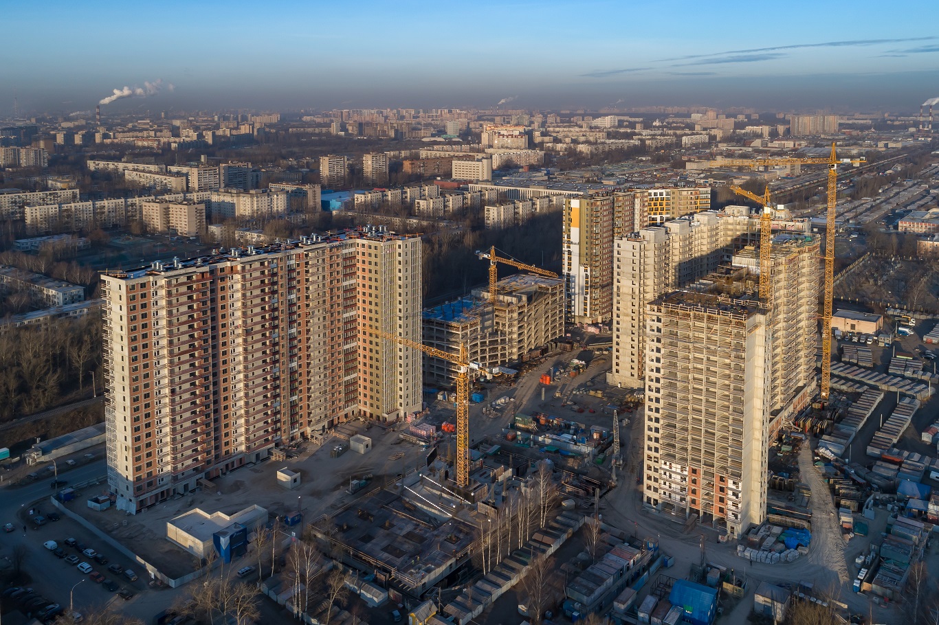 Ход строительства ЖК Охта Хаус: Декабрь 2019