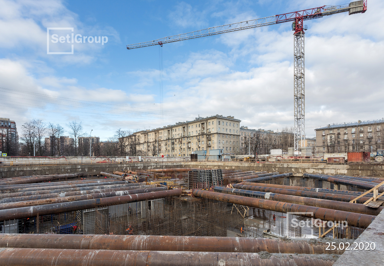 Ход строительства ЖК Victory Plaza (Виктори Плаза): Февраль 2020