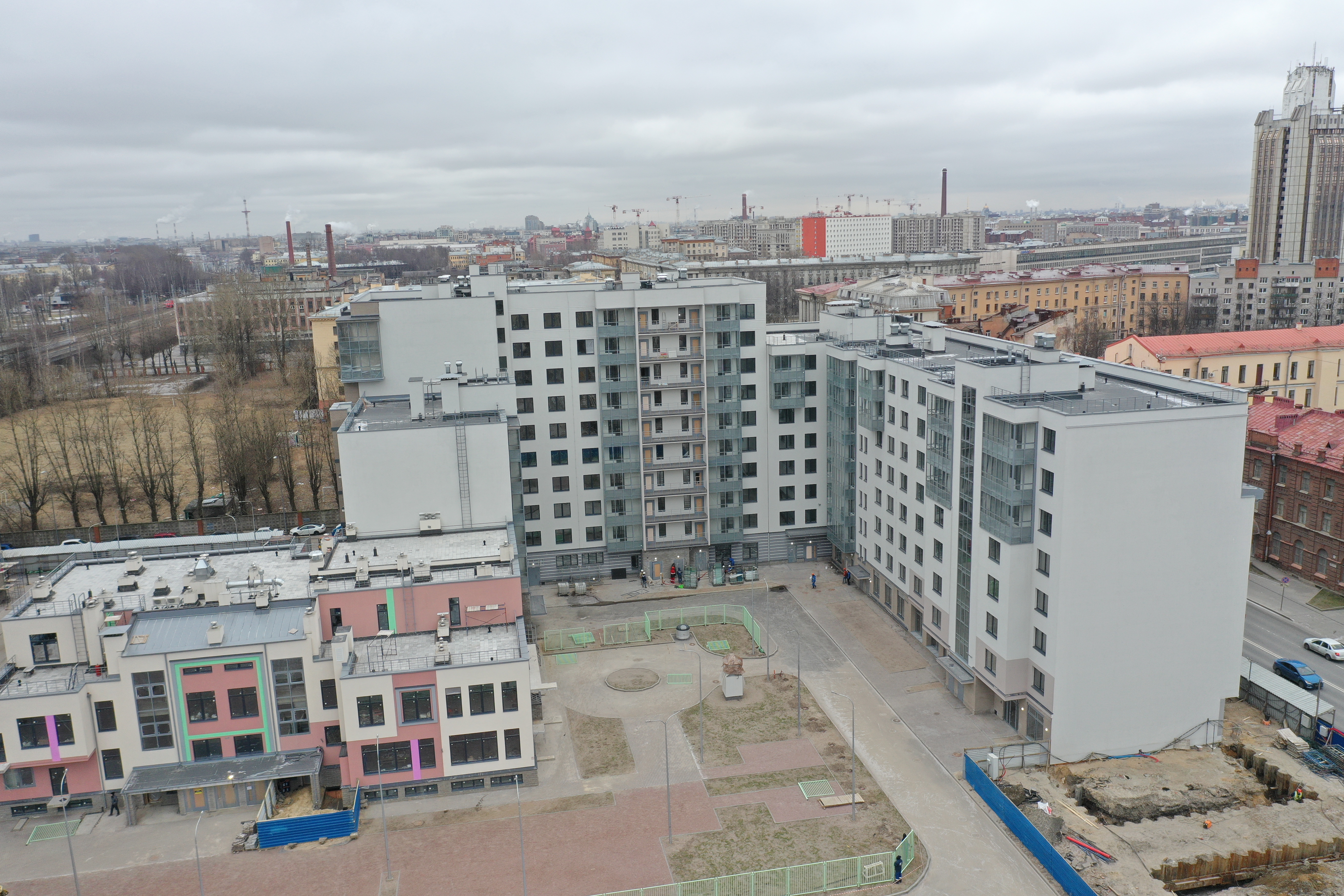 Ход строительства ЖК "Георг Ландрин": Февраль 2020