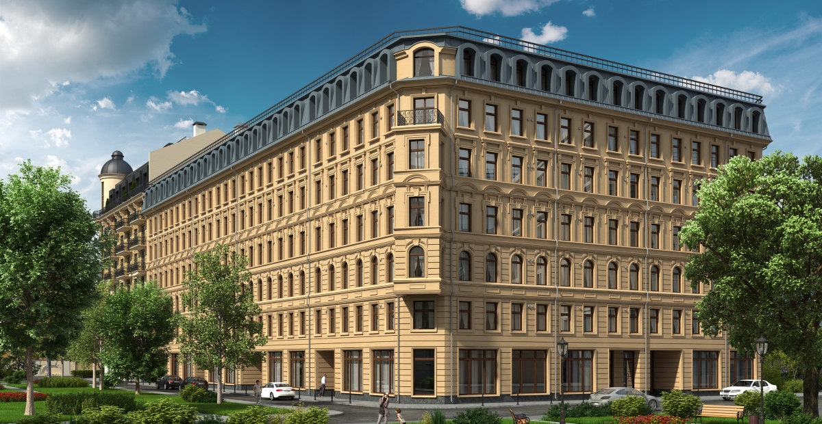 2-комнатная, 86 м² — ЖК Апарт-отель у Ратуши (на улице Моисеенко)