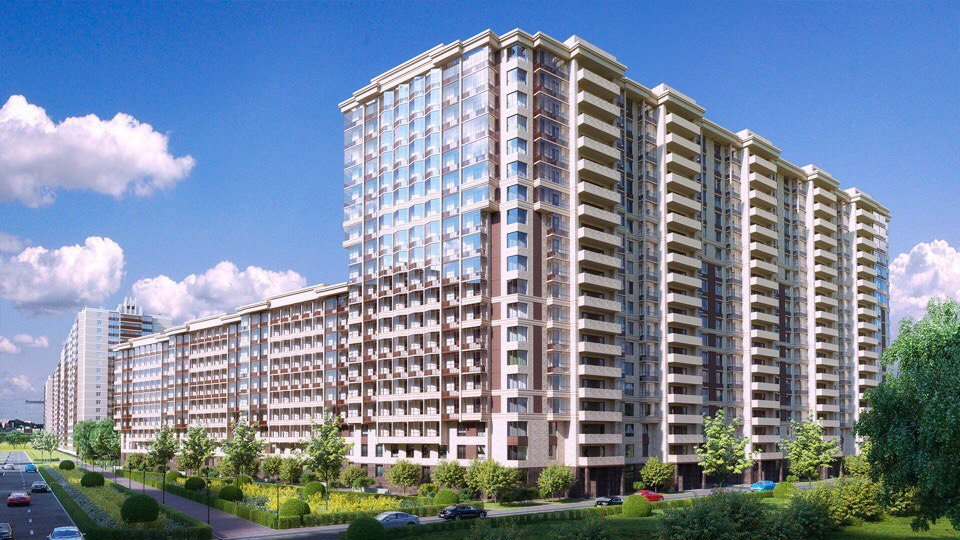 1-комнатная, 40 м² — ЖК ЖК Материк