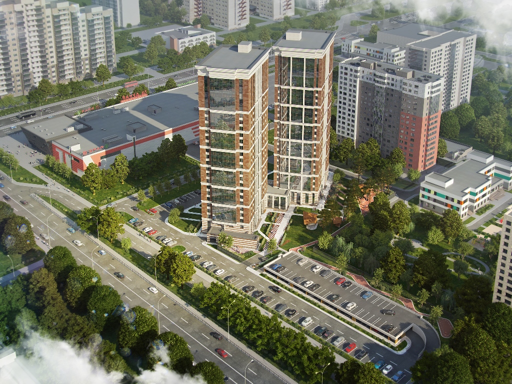 2-комнатная, 60 м² — ЖК ЖК BauHaus (Баухаус)