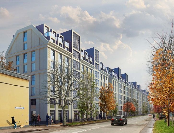 2-комнатная, 133 м² — ЖК Клубный дом Петровский квартал на воде