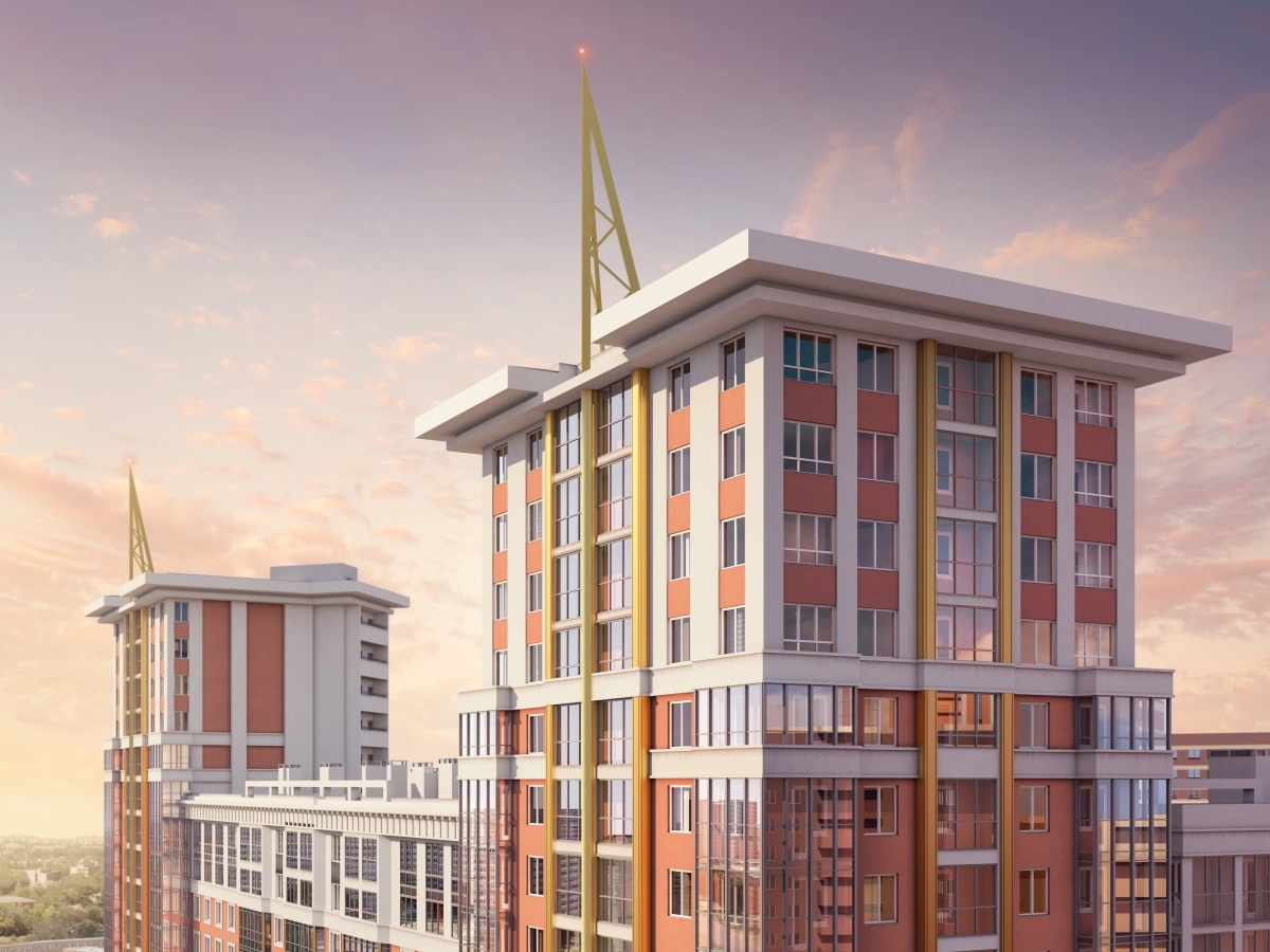 2-комнатная, 56 м² — ЖК ЖК Суворов