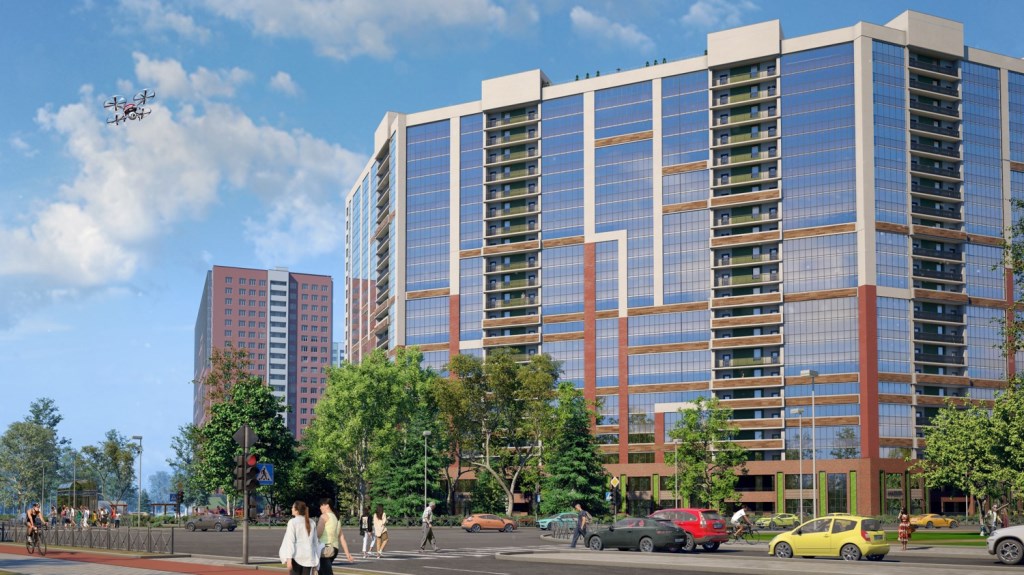 1-комнатная, 34 м² — ЖК Жилой дом Европейский парк