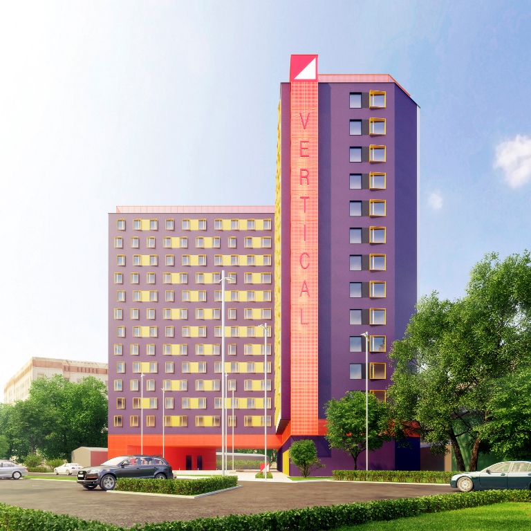 Студия, 29 м² — ЖК Апарт-отель Vertical на Лесной (Вертикаль на Лесной)