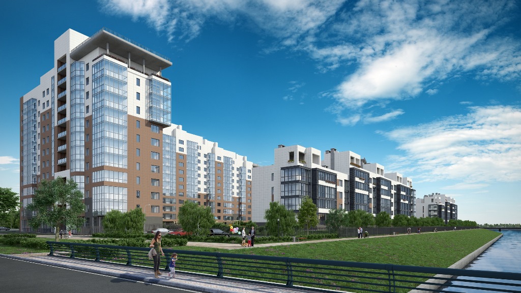 1-комнатная, 45 м² — ЖК ЖК Жемчужный берег