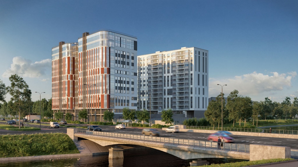 1-комнатная, 45 м² — ЖК ЖК Золотая долина