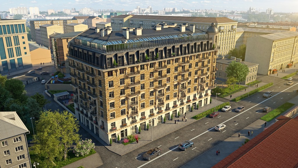2-комнатная, 72 м² — ЖК Дом на Кирочной