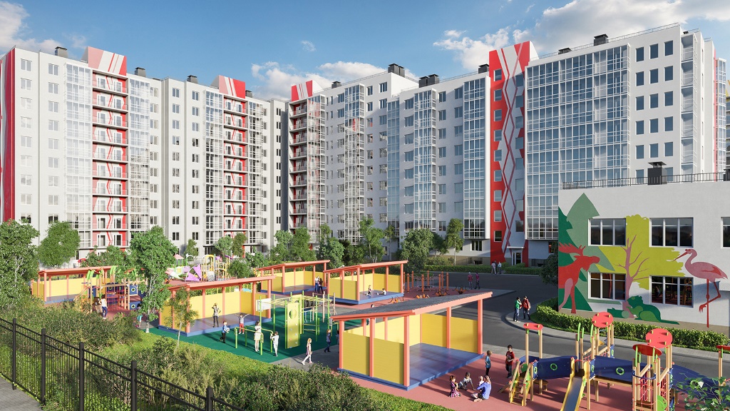 3-комнатная, 76 м² — ЖК ЖК Ювента
