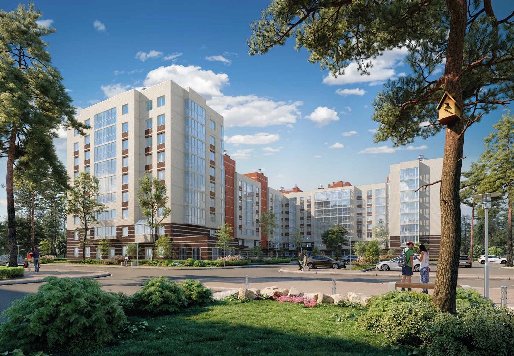 1-комнатная, 42 м² — ЖК ЖК Живи В Курортном