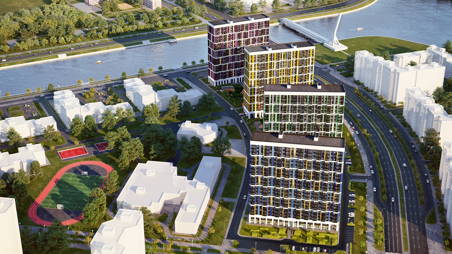 2-комнатная, 56 м² — ЖК ЖК Legenda Героев