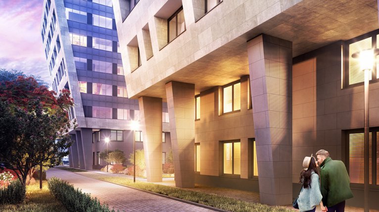 1-комнатная, 55 м² — ЖК ЖК Fusion (Фьюжн)