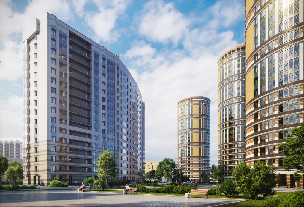 2-комнатная, 64 м² — ЖК ЖК Приморский квартал