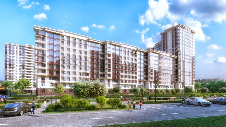 2-комнатная, 58 м² — ЖК ЖК Материк