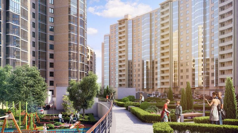 3-комнатная, 80 м² — ЖК Жилой квартал Малая Охта