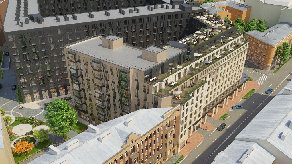 2-комнатная, 78 м² — ЖК Апарт-отель Ye's Marata (Йес Марата)