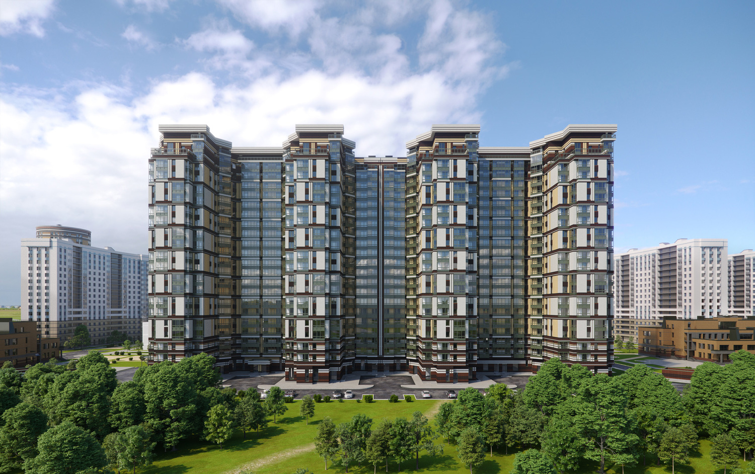 1-комнатная, 44 м² — ЖК ЖК Приморский квартал