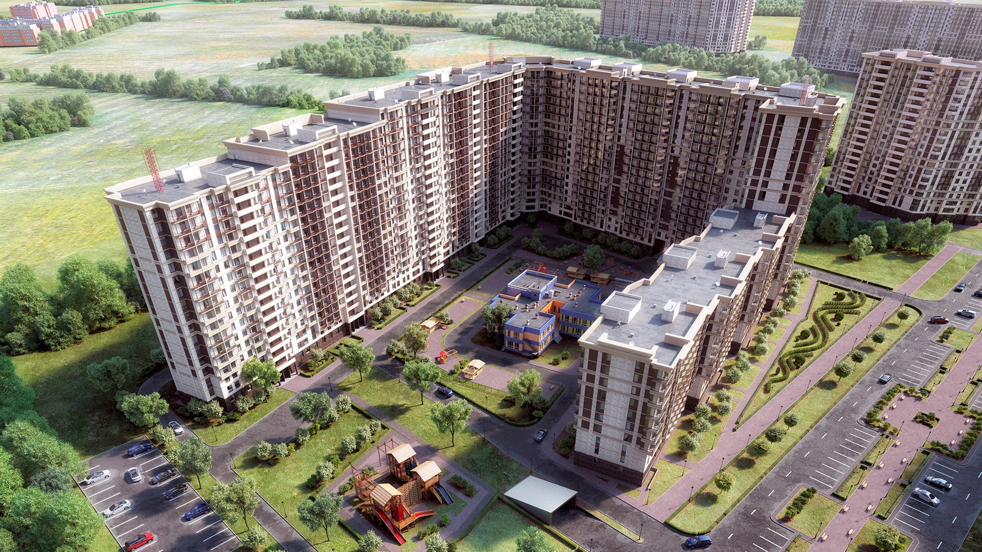1-комнатная, 39 м² — ЖК ЖК Материк